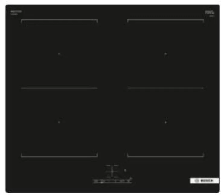 Bosch PVQ611BB6E Piano Cottura a Induzione 4 Fuochi 60 cm (Nero)