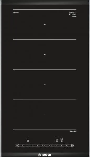 Bosch PXX375FB1E Piano Cottura a Induzione 2 Fuochi 30 cm (Nero)