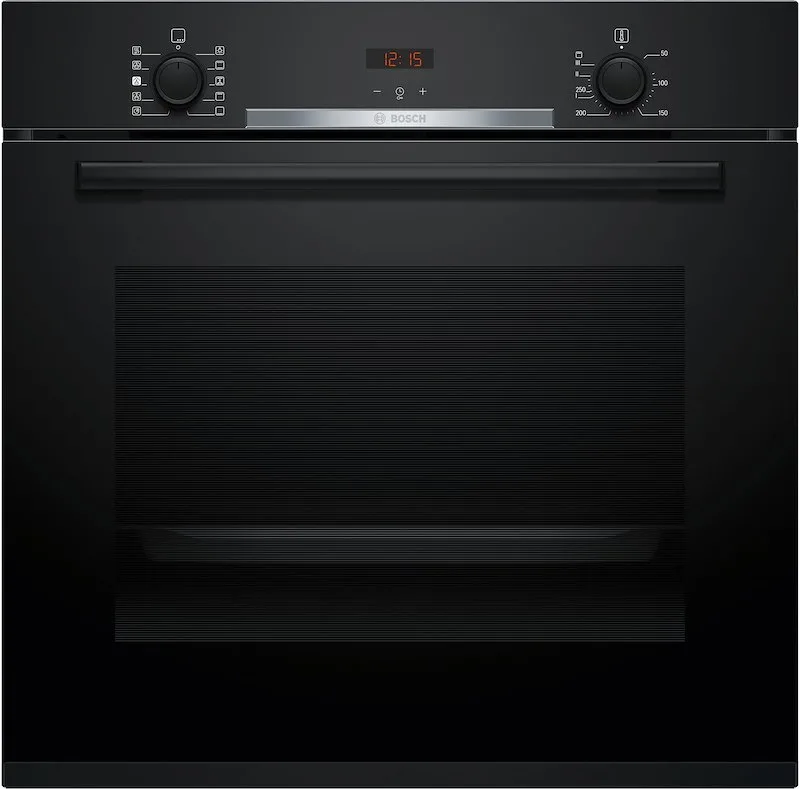 Bosch Serie 4 , Forno con vapore da incasso, 60 x 60 cm, Nero HQA334EB