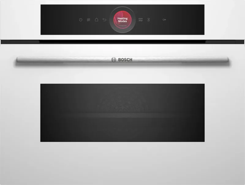 Bosch - Serie 8 Cmg7241w1. Dimensione Del Forno: Media, Tipo Di Forno: Forno Elettrico, Capacità Interna Forno Totale: 45 L. Posizionamento Dell'apparecchio: Da Incasso, Colore Del Prodotto: Bianco, ...
