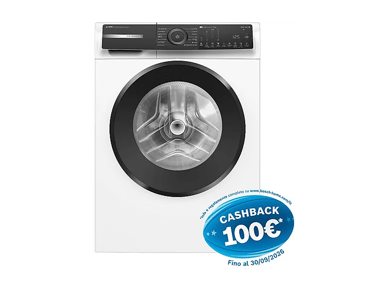 Bosch WGH254A0IT Lavatrice Carica Frontale 10 KG 1400 Giri/min Classe A (Bianco)