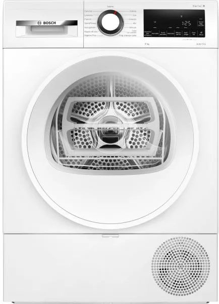 Bosch WQG243D6IT Asciugatrice a Pompa di Calore 9 KG Classe C (Bianco)