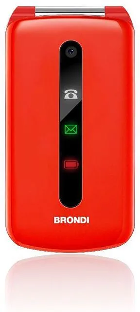 Brondi President 7,62 cm (3) 130 g Rosso Telefono cellulare basico