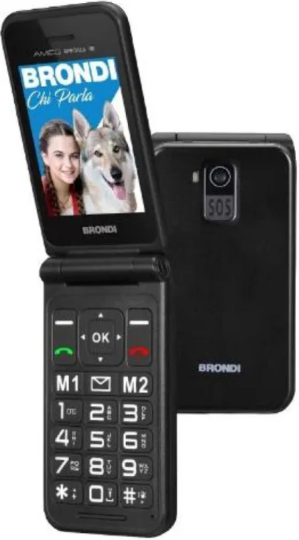 Brondi Window Flip 2 Telefono Cellulare Dual Sim Nero