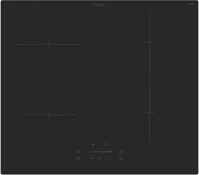 immagine di Candy CTP643CYEP Piano Cottura 4 Fuochi 59 cm (Nero)