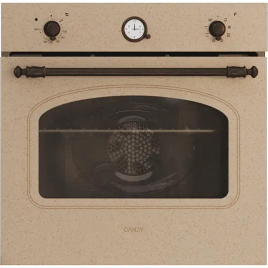 Candy FCC604NAV Classic Forno da incasso Elettrico Ventilato 65 L Classe A+ 8 Funzioni Funzione Pizza (59,5x59,5x56,8 cm) colore Avena