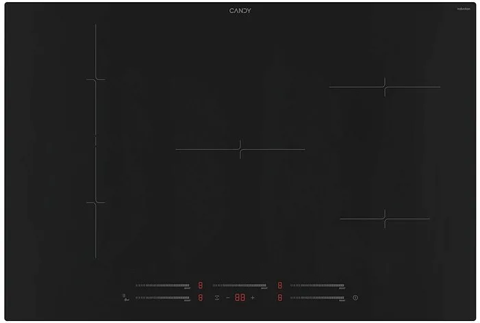 Candy Moderna CIE854MCBB Piano Cottura a Induzione 80 cm (Nero)