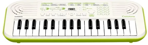 immagine di Casio SA-50 Tastiera Musicale 32 Tasti (Bianco - Verde)