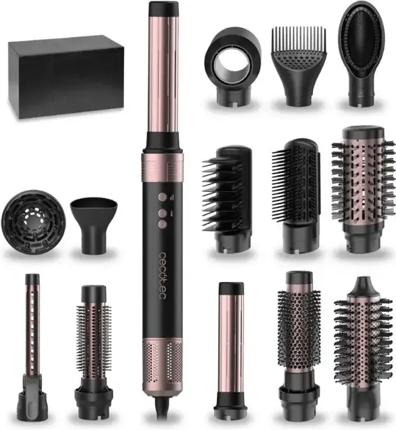 Cecotec Bamba Ceramiccare 14IN1 Asciugacapelli 1400 W (Nero)
