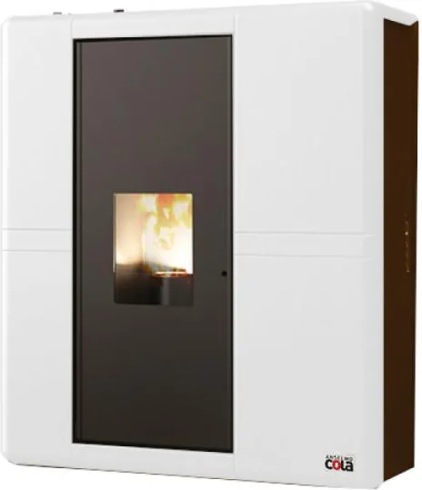 immagine di Cola LS6MXR0Y Termo Lorene Stufa a Pellet (Bianco)
