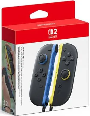 CONTROLLER WIRELESS NINTENDO Set Switch Controller Joy-Con 2, Blu e Giallo