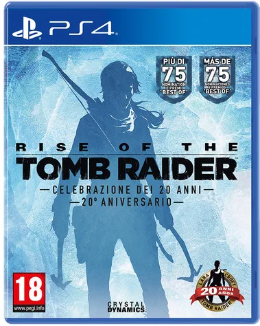 Crystal Dynamics Videogioco Rise Of The Tomb Raider 20th Year Celebration Edition per PlayStation 4