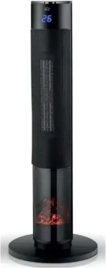 DCG PTC2011 Stufa in Ceramica 2000 W (Nero)