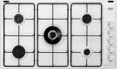 De'Longhi BL59DD Piano Cottura a Gas 5 Fuochi 90 cm (Bianco)