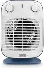 De'Longhi HFS50B20.AV Vertical Edge Termoventilatore Verticale 2000 W 3 Livelli IP21 Antigelo Ventilazione Estiva colore Bianco Blu