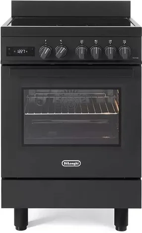 De'Longhi PRO 66 MAL IN Professional Cucina a Induzione 60x60 cm 4 Zone Forno Elettrico 74 L Classe A colore Antracite