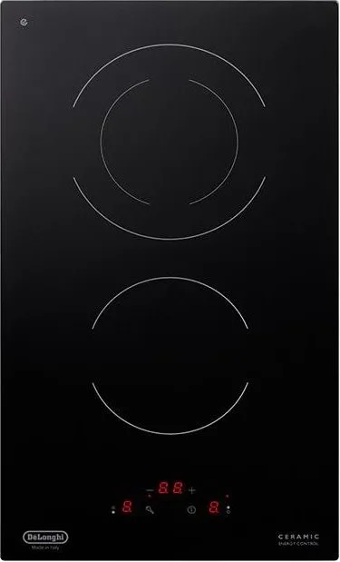 De'Longhi PVC31N Piano Cottura 2 Fuochi 30 cm (Nero)