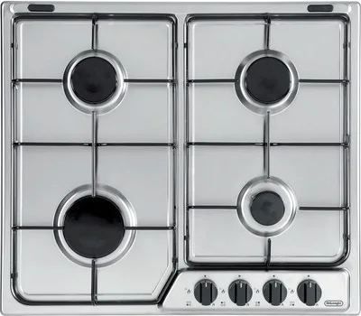 De’Longhi YAF 46 ASV piano cottura Acciaio inox Da incasso 60 cm Gas 4 Fornello(i)