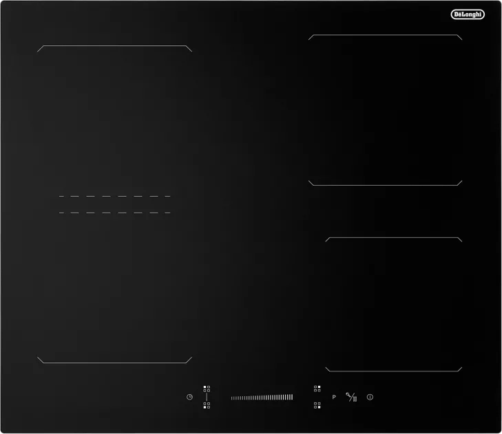 De'Longhi YLI61BG Piano Cottura a Induzione 4 Fuochi 60 cm (Nero)
