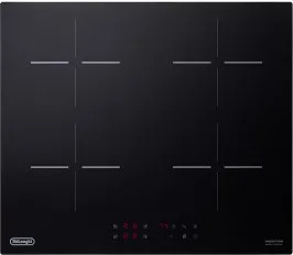 De'Longhi Yli 60 Piano Cottura a Induzione 4 Fuochi 60 cm (Nero)
