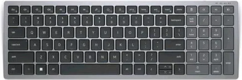 Dell KB740 Tastiera Bluetooth QWERTY Italiano (Grigio - Nero)