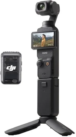 DJI 6941565969903 Osmo Pocket 3 Creator Combo Action Cam CMOS 1'' Video 4K 120fps Stabilizzazione 3 Assi ActiveTrack 6.0 Microfono Incluso