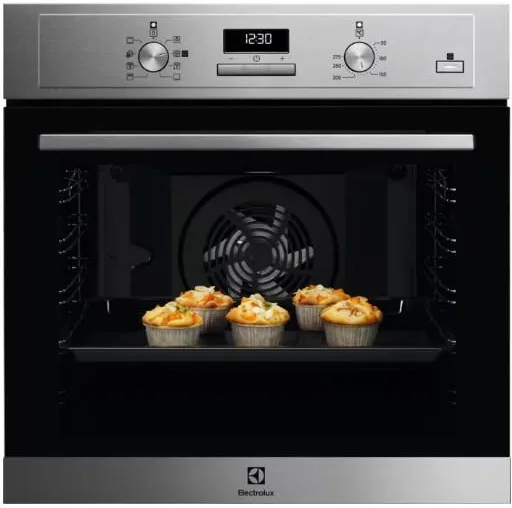 Electrolux COD3S40X Serie 600 Forno da incasso Elettrico 72 L Classe A SteamBake Funzione Pizza AquaClean (59x59x59 cm) colore Acciaio Inox