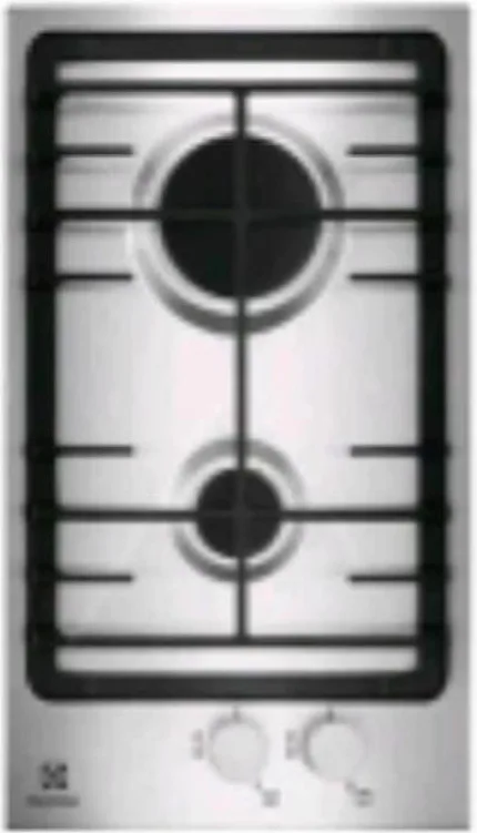 Electrolux EGG3322NVX Piano Cottura a Gas 2 Fuochi 29 cm (Acciaio Inox)