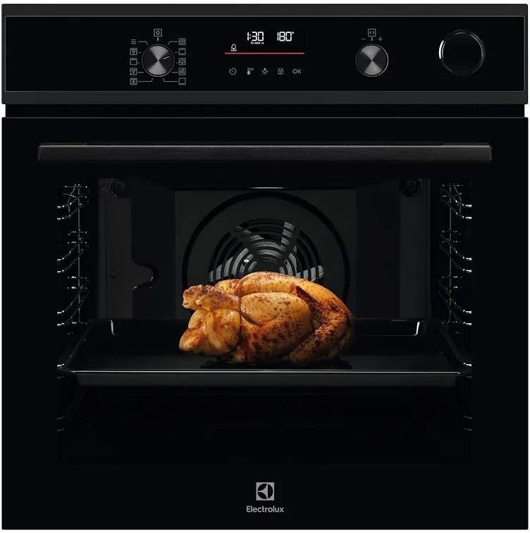 Electrolux EOC6P56H Serie 600 Forno da incasso Elettrico 72 L Classe A+ SteamCrisp Vapore Pirolitico Multilivello (59x60x57 cm) colore Nero