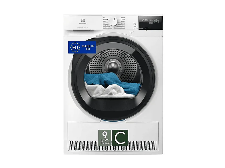 Electrolux EW6H29C Asciugatrice a Pompa di Calore 9 KG Classe C (Bianco)