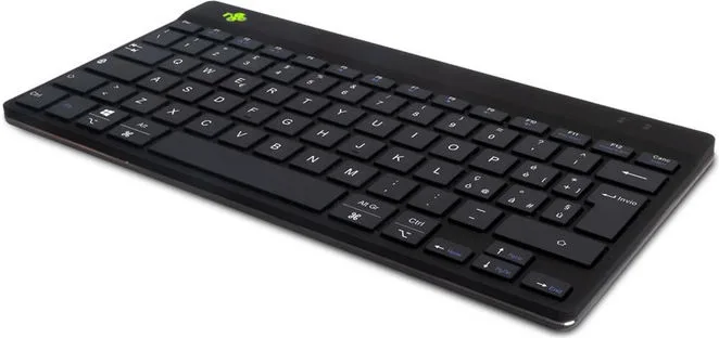 Ergonomica r-go compact break, tastiera compatta con software break, qwerty (it), bluetooth, nero