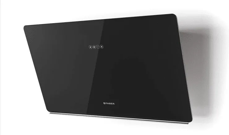 Faber A80/2 Cappa Aspirante a Parete 80 cm 640 m³/h Classe B (Nero)
