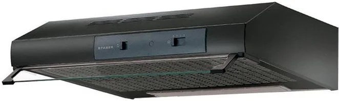 Faber TCH04 BK19A 741 Cappa Incasso Sottopensile 90 cm 295 m³-h Classe C 69 dB Leva colore Nero