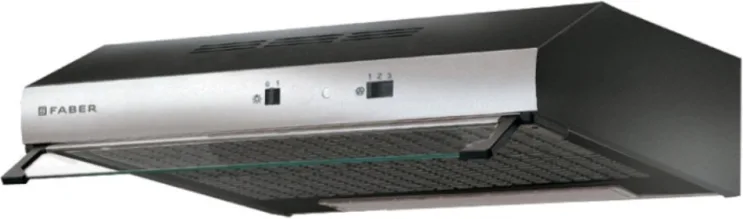 Faber TCH04 PLUS SS19A 741 Cappa Incasso Sottopensile 90 cm 295 m³-h Classe D 69 dB Barra di scorrimento colore Nero Inox