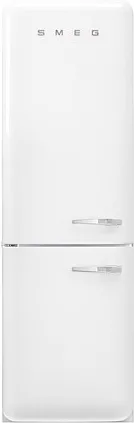 FRIGORIFERO COMBINATO SMEG FAB32LWH6, Capacità netta totale 331 l, Rumorosità: 35 dB(A), 3 ripiani, Dimensioni: L 60,1 cm A 196,8 P 72,8 cm, Bianco, Classe C