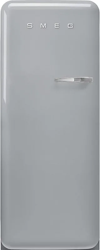 FRIGORIFERO MONOPORTA SMEG FAB28LSV6, Capacità netta totale 270 l, Rumorosità: 35 dB(A), Dimensioni: L 60,1 cm A 150 P 76,8 cm, Silver, Classe C
