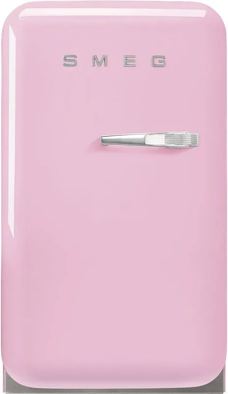 FRIGORIFERO MONOPORTA SMEG FAB5LPK6, Capacità netta totale 34 l, Rumorosità: 36 dB(A), Dimensioni: L 40,4 cm A 72,5 P 50 cm, Rosa, Classe C