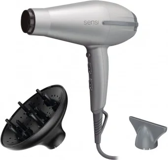 Ga.Ma GH3317 Sensi Tempo 5D Asciugacapelli 2200 W (Grigio)