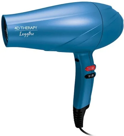 GA.MA Phon Leggero Ion 4D Therapy Ozone Ion: tecnologia agli ioni e ozono, anti crespo, anti-età, ricostruzione molecolare dei capelli, asciugature veloci, 2400 W, Motore AC a lunga durata Made in Italy, 6 combinazioni di velocità e temperatura, colpo d'a