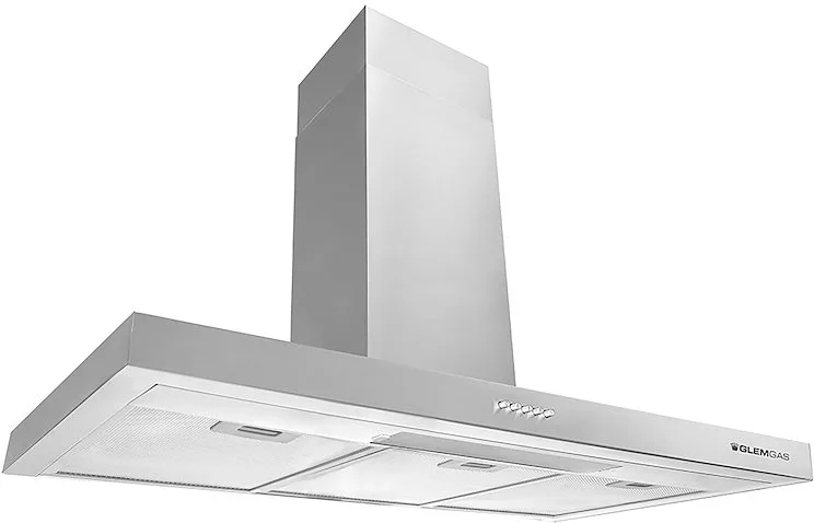Glem Gas GHB986IXA Cappa Aspirante a Parete 679 m³/h Classe A (Acciaio Inox)
