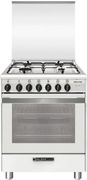 Glem Gas SA664MWH6 Piano Cottura a Gas 4 Fuochi 60 cm (Bianco)