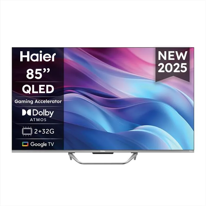 Haier H85Q80FUX 4K Ultra HD Smart TV 85" (Grigio)