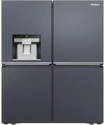 Haier HCR7918EIMB Frigorifero Combinato 601 Litri No Frost Classe E (Nero)