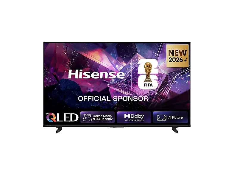 HISENSE 55Q7S PRO, Smart TV QLED 144Hz 55" 4K, Audio Dolby Atmos, VIDAA OS con 1000+ APP, Vision IQ, HDR 10+, Native Game Mode, AirPlay2, Alexa Built-in, lativù 4K