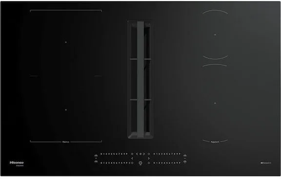 Hisense HEH8432BSCWF Piano Cottura a Induzione 4 Fuochi 83 cm (Nero)
