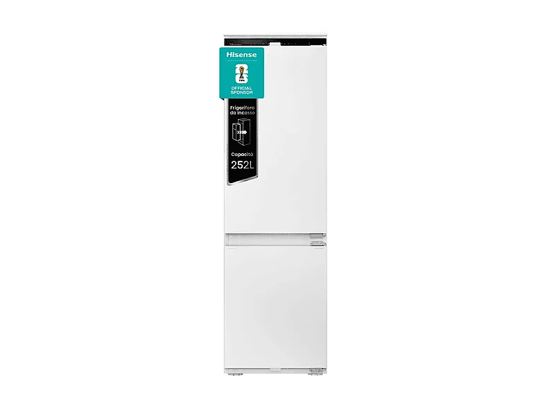 Hisense RB3B250SEWE1 Frigorifero da Incasso 252 Litri No Frost Classe E (Bianco)