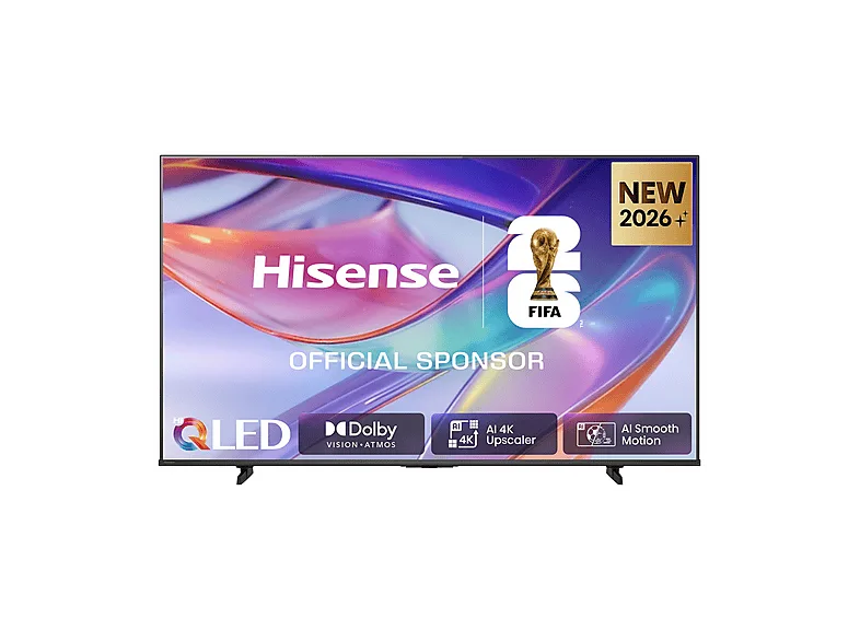 Hisense Smart TV QLED 50'' 4K TV 50Q7S, 60Hz, Audio Dolby Atmos, VIDAA OS con 1000+ APP, Dolby Vision IQ, HDR 10+, Game Mode Plus, Bluetooth, Wifi, Alexa