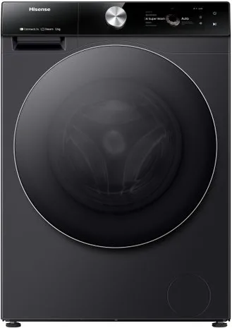 Hisense WF7S1247BB Lavatrice Carica Frontale 12 KG 1400 Giri/min Classe A (Nero)