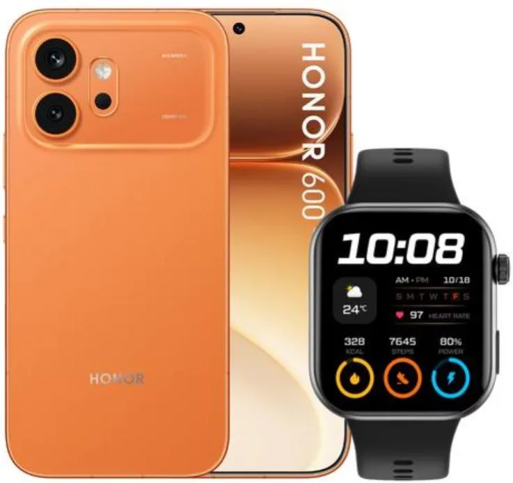Honor HOR6005G82565O+W smartphone 16,7 cm (6.57") Doppia SIM Android 16.0 5G USB tipo-C 8 GB 256 GB 6400 mAh Arancione