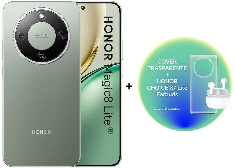 Honor MAGIC8 Lite Smartphone 8 GB / 256 GB 6,79" 108 MP 7500 mAh (Verde)